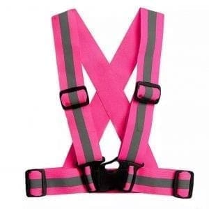 refleksiv vest pink